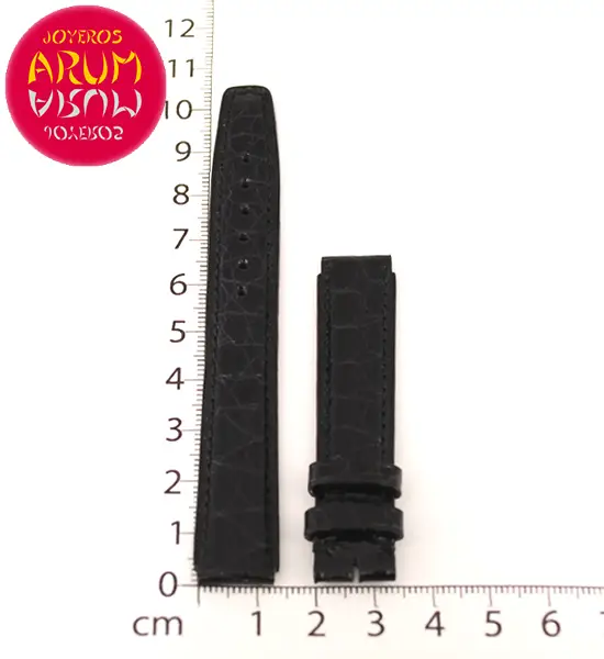 Z IWC Strap Black Crocodile Leather 6636 15 14 "SOLD"