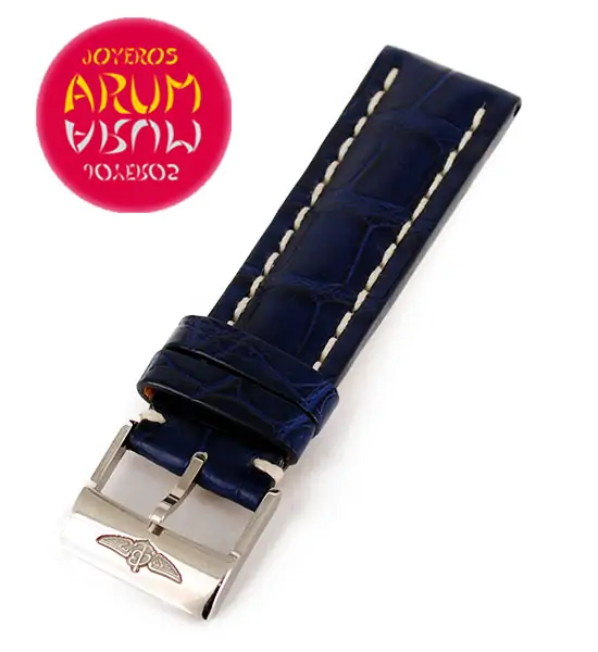 Breitling Strap Blue Crocodile Leather 22 - 20 "SOLD"