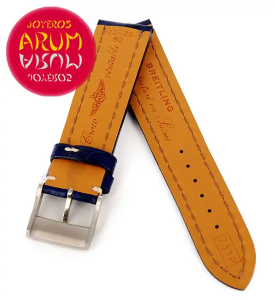 Breitling Strap Blue Crocodile Leather 22 - 20 "SOLD"