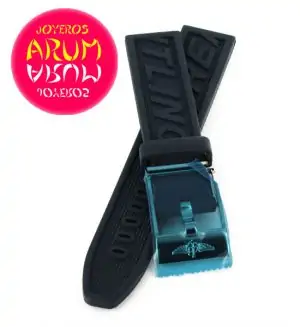 Breitling Strap Blue Rubber 18 - 17 "SOLD"