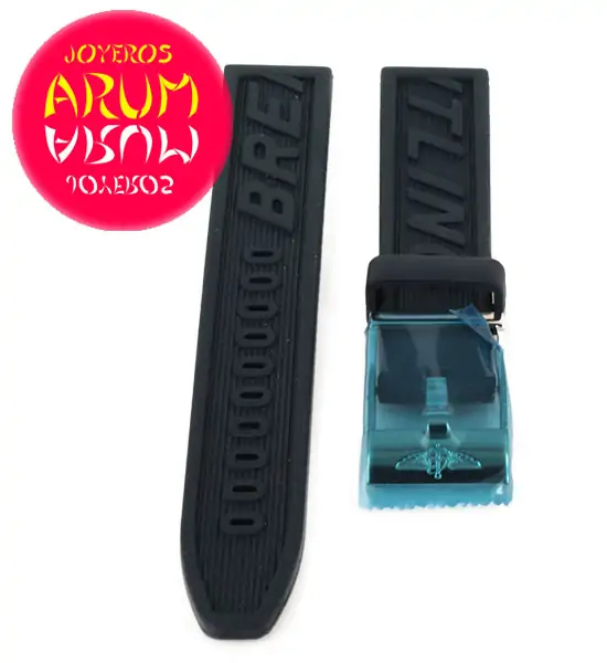 Breitling Strap Blue Rubber 18 - 17 "SOLD"