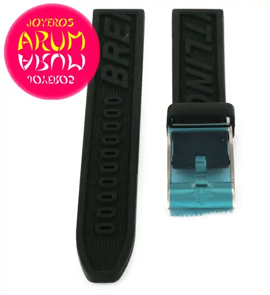 Breitling Strap Black Rubber 18 - 17 "SOLD"