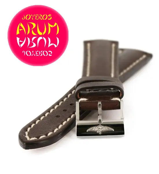 Breitling Strap Brown Leather 18 - 16