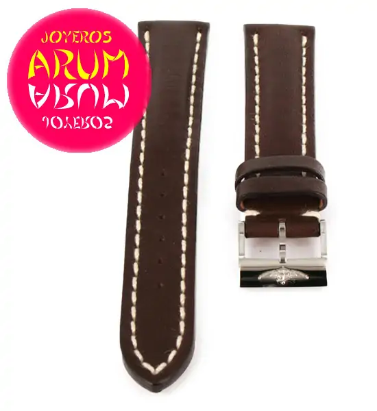 Breitling Strap Brown Leather 18 - 16