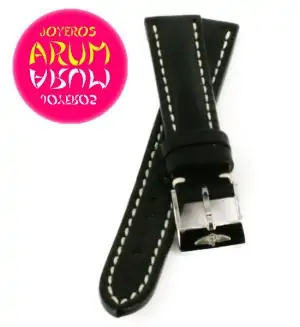 Breitling Strap Black Leather 16 - 14