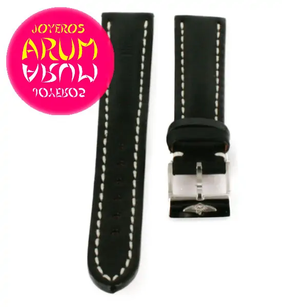 Breitling Strap Black Leather 16 - 14