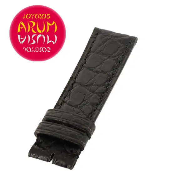 Cartier Strap Tank / Ronde Black Crocodile Leather KD25KA80