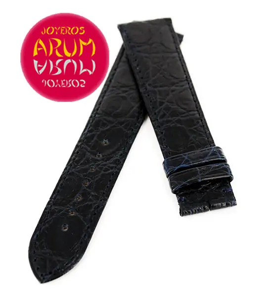 Cartier Strap Tank/Ronde Blue Leather KD98BA04