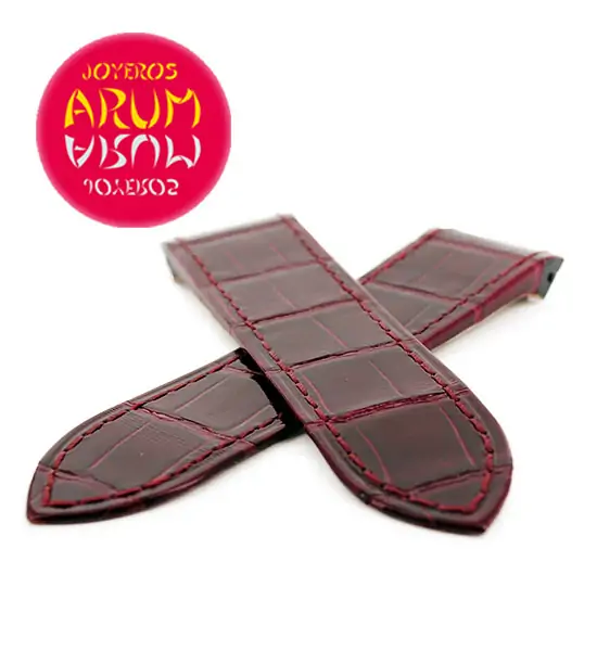 Cartier Strap Santos 100 Bordeaux Crocodile Leather KD95X111 "SO