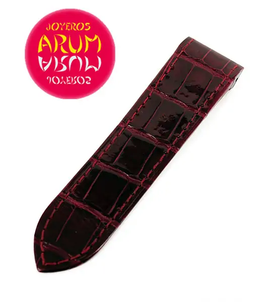 Cartier Strap Santos 100 Bordeaux Crocodile Leather KD95X111 "SO