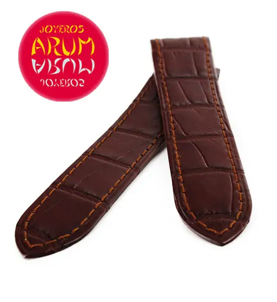 Cartier Strap Santos 100 Brown Crocodile Leather KD1M9M52 "SOLD"
