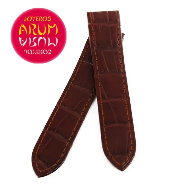 Cartier Strap Santos 100 Brown Crocodile Leather KD1M9M52 "SOLD"