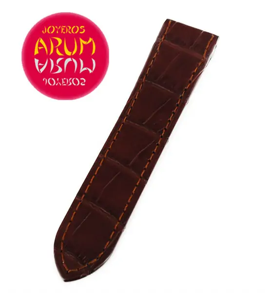 Cartier Strap Santos 100 Brown Crocodile Leather KD1M9M52 "SOLD"