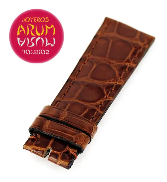 Cartier Strap Tank/Ronde Crocodile Brown Leather KD20QN67