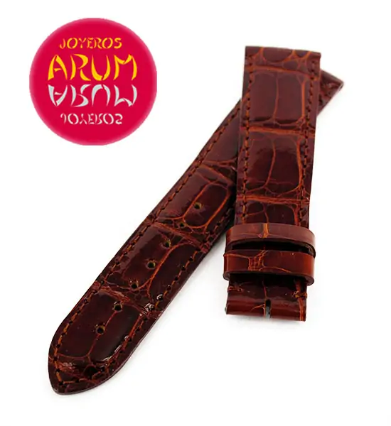 Cartier Strap Tank / Ronde Brown Crocodile Leather KD31AS04