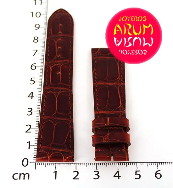 Cartier Strap Tank / Ronde Brown Crocodile Leather KD31AS04