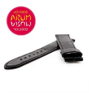 Cartier Strap Tank / Ronde Black Crocodile Leather KD25AP40