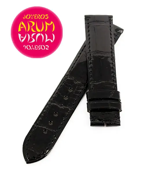 Cartier Strap Tank / Ronde Black Crocodile Leather KD25AP40