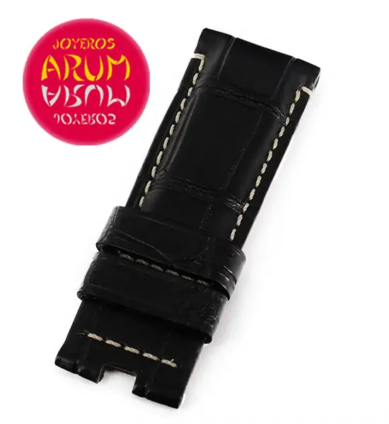 Z Panerai Ferrari Strap Black Crocodile Leather 24 -22