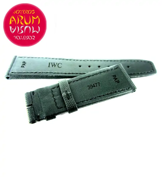 Z IWC Strap Black Fabric 21 - 18 39477 "SOLD"