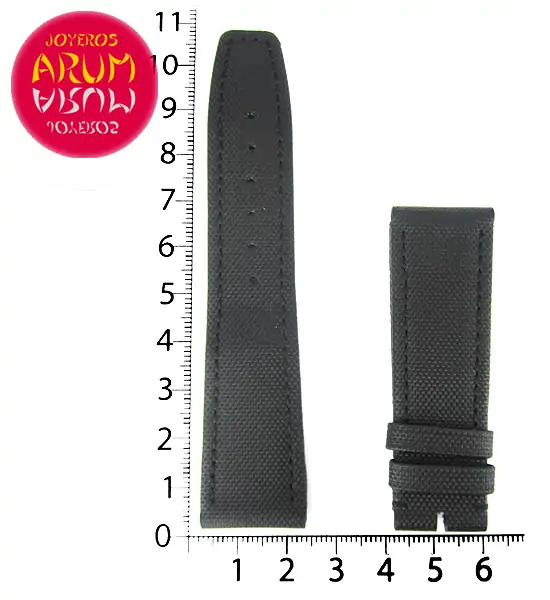 Z IWC Strap Black Fabric 21 - 18 39477 "SOLD"