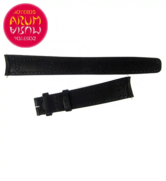 Z IWC Strap Black Cow Leather 14 - 12 50335 "SOLD"