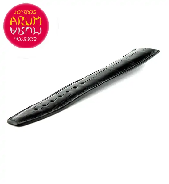 Z IWC Strap Black Cocodrile Leather Deployant 20 - 18 53746 "SOL