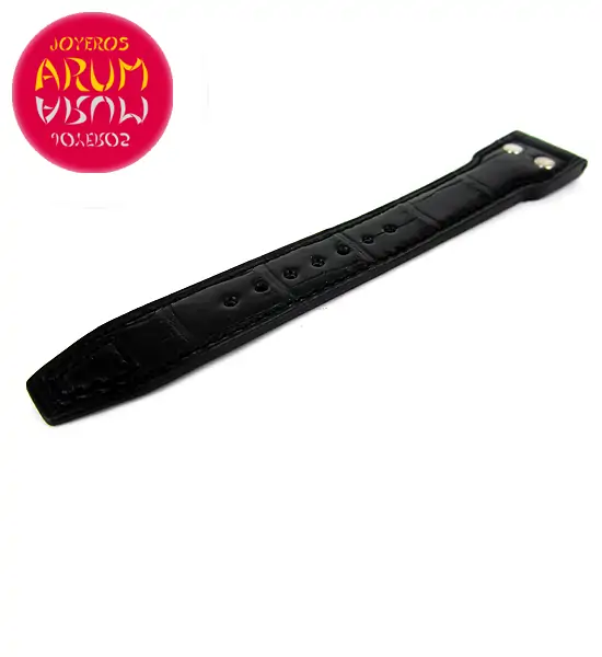 Z IWC Strap Black Crocodile Leather Deployant 22 - 18 A05992 "SO