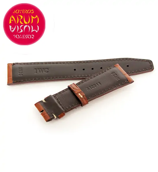 Z IWC Strap Brown Cocodrile Leather 21 - 18 A12944 "SOLD"