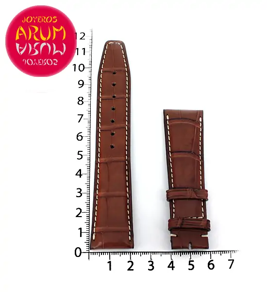 Z IWC Strap Brown Cocodrile Leather 21 - 18 A12944 "SOLD"