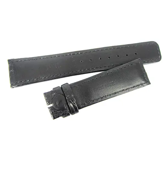 Z IWC Strap Black Cocodrile Leather 21 - 18 A19567 "SOLD"