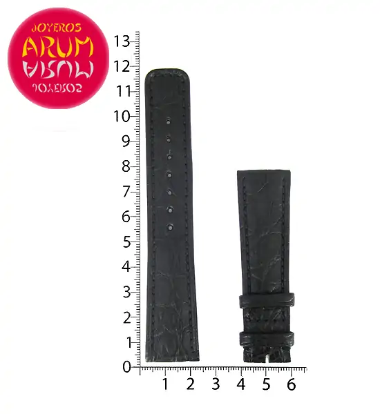 Z IWC Strap Black Cocodrile Leather 21 - 18 A19567 "SOLD"