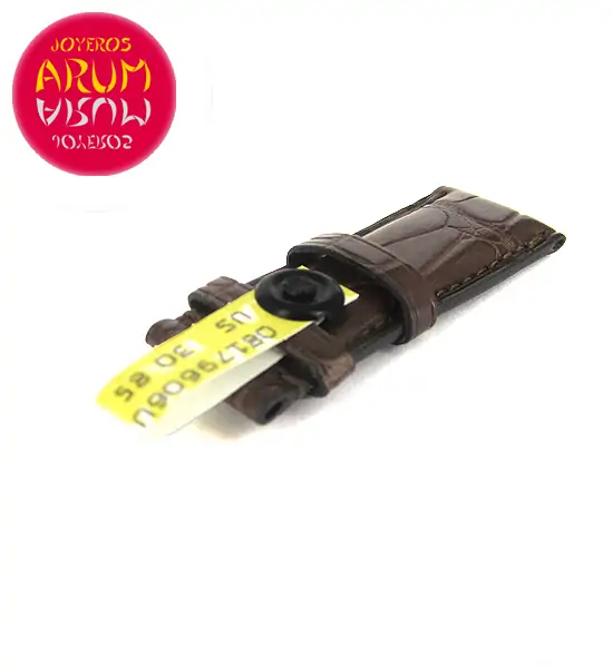 Z IWC Strap Cocodrile Brown Leather Deployant 20 - 18 A20071 "SO