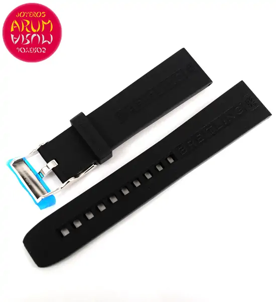Breitling Strap Black Rubber 20 - 18 RAC119 "SOLD"