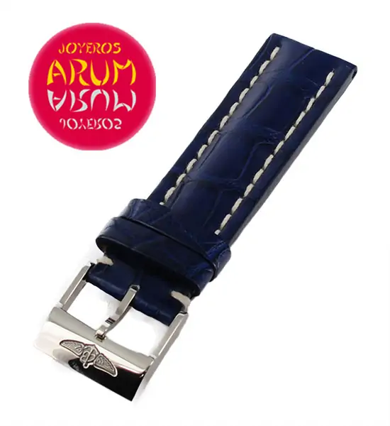 Breitling Strap Blue Crocodile Leather 22 - 20 RAC42 "SOLD"
