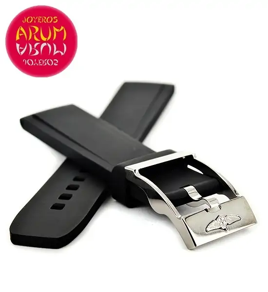 Breitling Black Rubber Strap 20 - 18 RAC104 "SOLD"