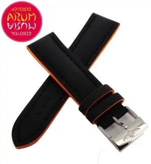 Breitling Strap Black Orange Leather 22 - 20 RAC30 "SOLD"