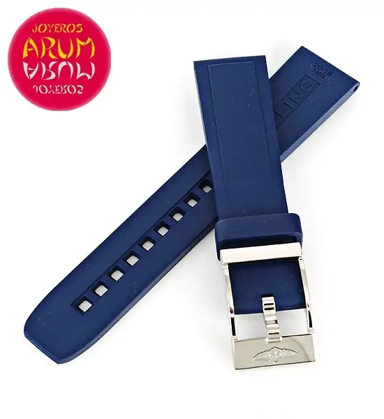 Breitling Strap Blue Rubber 20 - 18 RAC102 "SOLD"