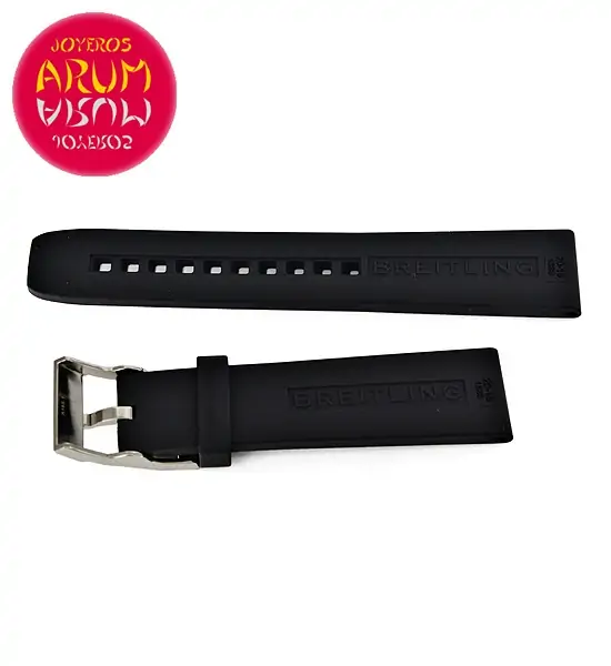 Breitling Strap Black Rubber 20 - 18 RAC66 "SOLD"