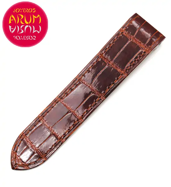 Cartier Strap Santos 100 Brown Crocodile 23 - 21 RAC122 "SOLD"