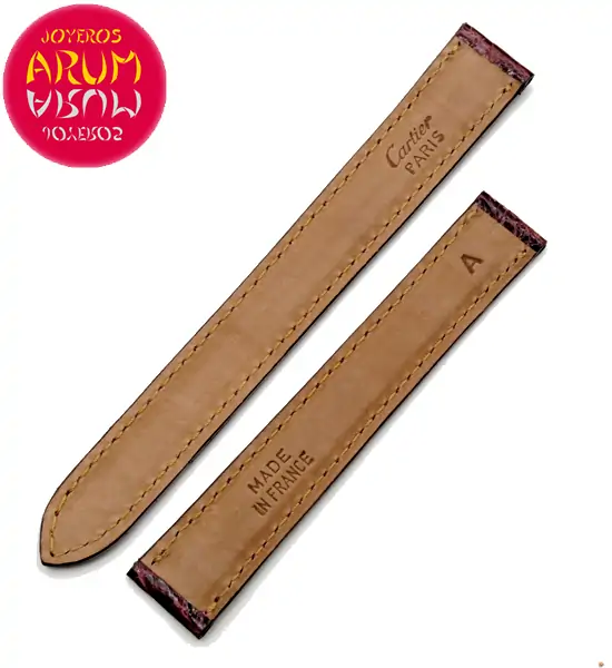 Cartier Strap Bordeaux Crocodile Leather 15 - 14 RAC131