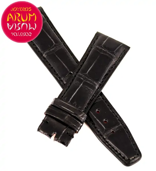 Z IWC Strap Crocodile Black Leather A54580 22 - 18 "SOLD"