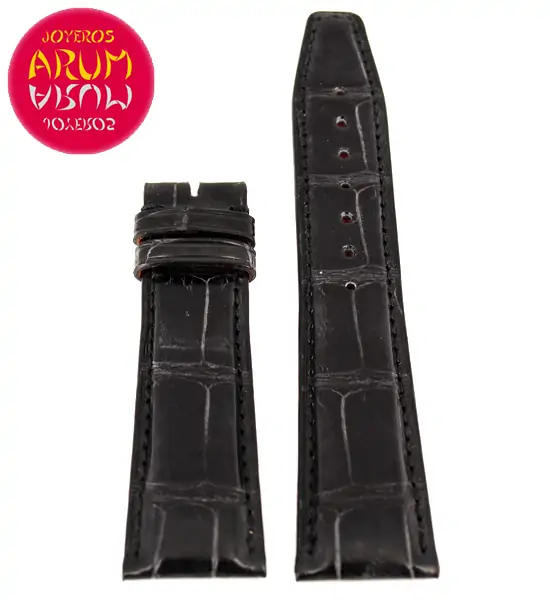 Z IWC Strap Crocodile Black Leather A54580 22 - 18 "SOLD"