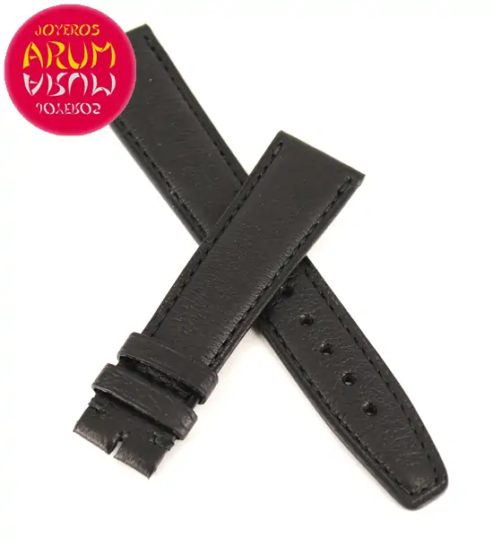 Z IWC Strap Black Leather 58074 19 - 16 "SOLD"