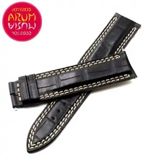 Z Jaeger-LeCoultre Strap Black Crocodile Leather 21 - 18 RAC145
