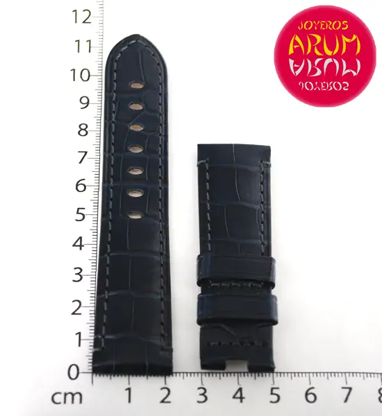 Z Panerai Strap Blue Crocodile Leather 22 - 20