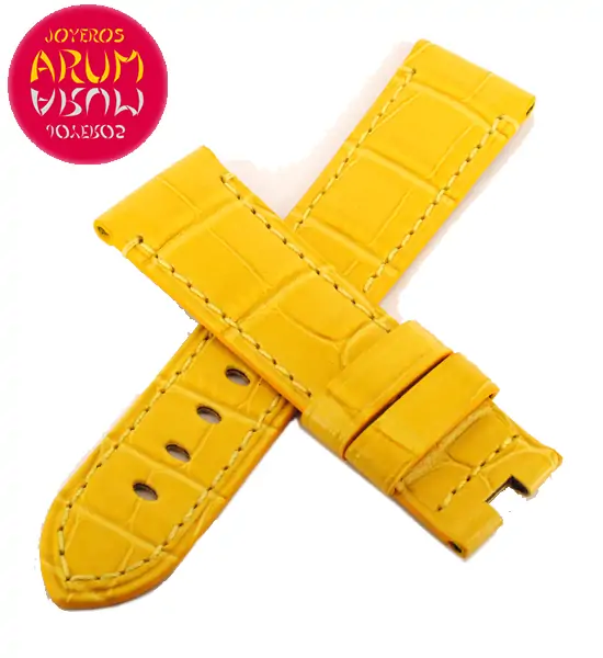 Z Panerai Strap Yellow Crocodile Leather 22 - 20 RAC73 "SOLD"