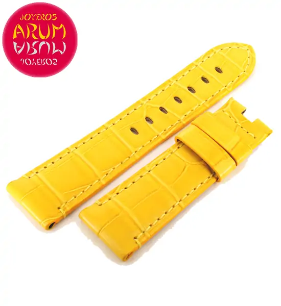Z Panerai Strap Yellow Crocodile Leather 22 - 20 RAC73 "SOLD"