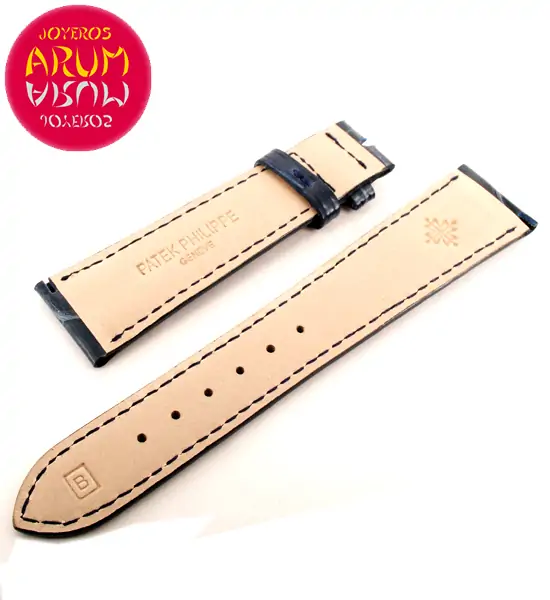 Z Patek Philippe Strap Blue Crocodile Leather 20 - 16 RAC79