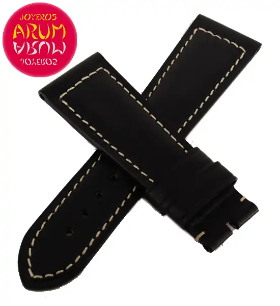 Z Panerai Strap Black Leather 25 - 20 RAC87 "SOLD"